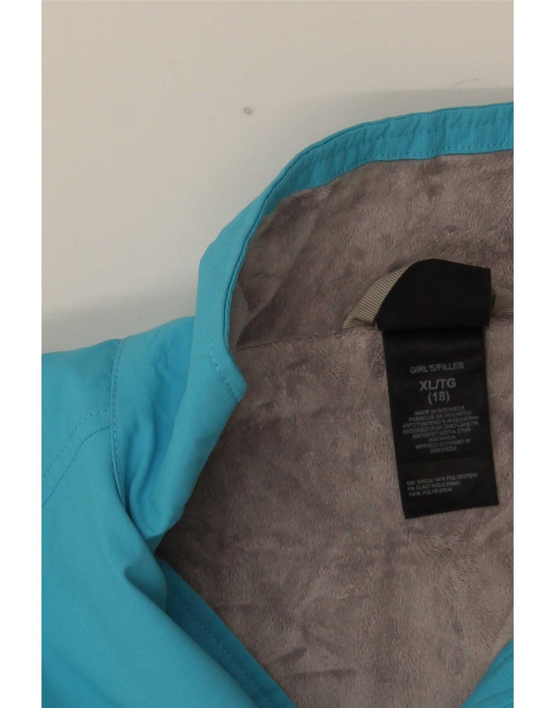 The North Face Girls Windbreaker Jacket 14-15 Years XL Blue Polyester