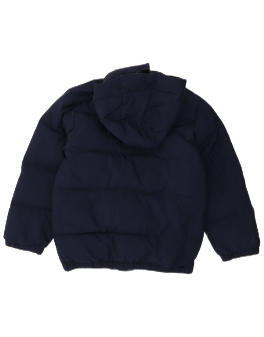 POLO RALPH LAUREN Boys Hooded Padded Jacket 7-8 Years Small Navy Blue