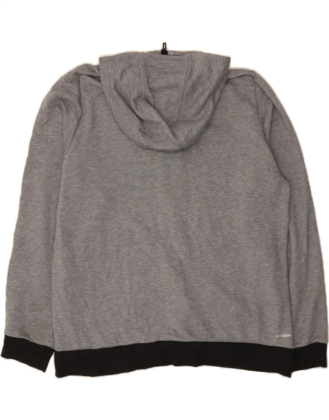 ADIDAS Mens Climalite Zip Hoodie Sweater XL Grey Polyester Vintage Adidas and Second-Hand Adidas from Messina Hembry 