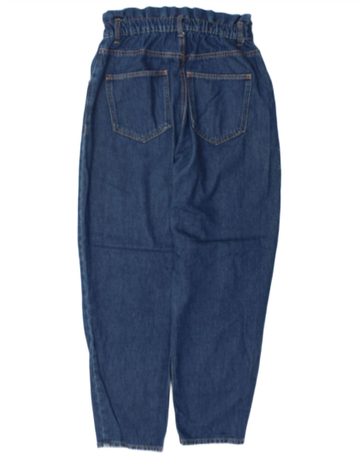 Zara Womens High Waist Tapered Jeans Medium W30 L27 Blue
