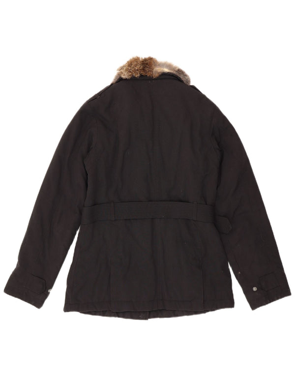 WOOLRICH Womens Padded Jacket UK 10 Small Navy Blue