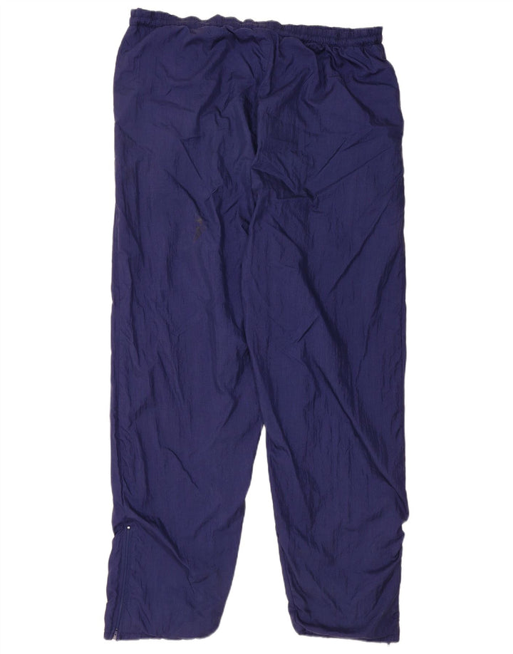 Diadora Mens Tracksuit Trousers Large Navy Blue Nylon