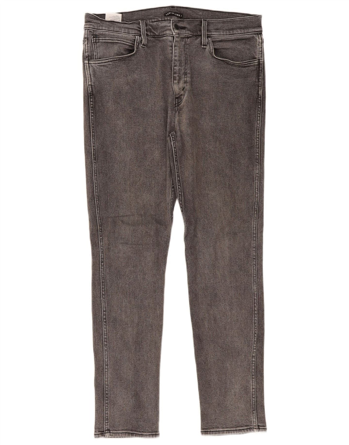 Levi's Mens Slim Jeans W34 L32 Grey Cotton