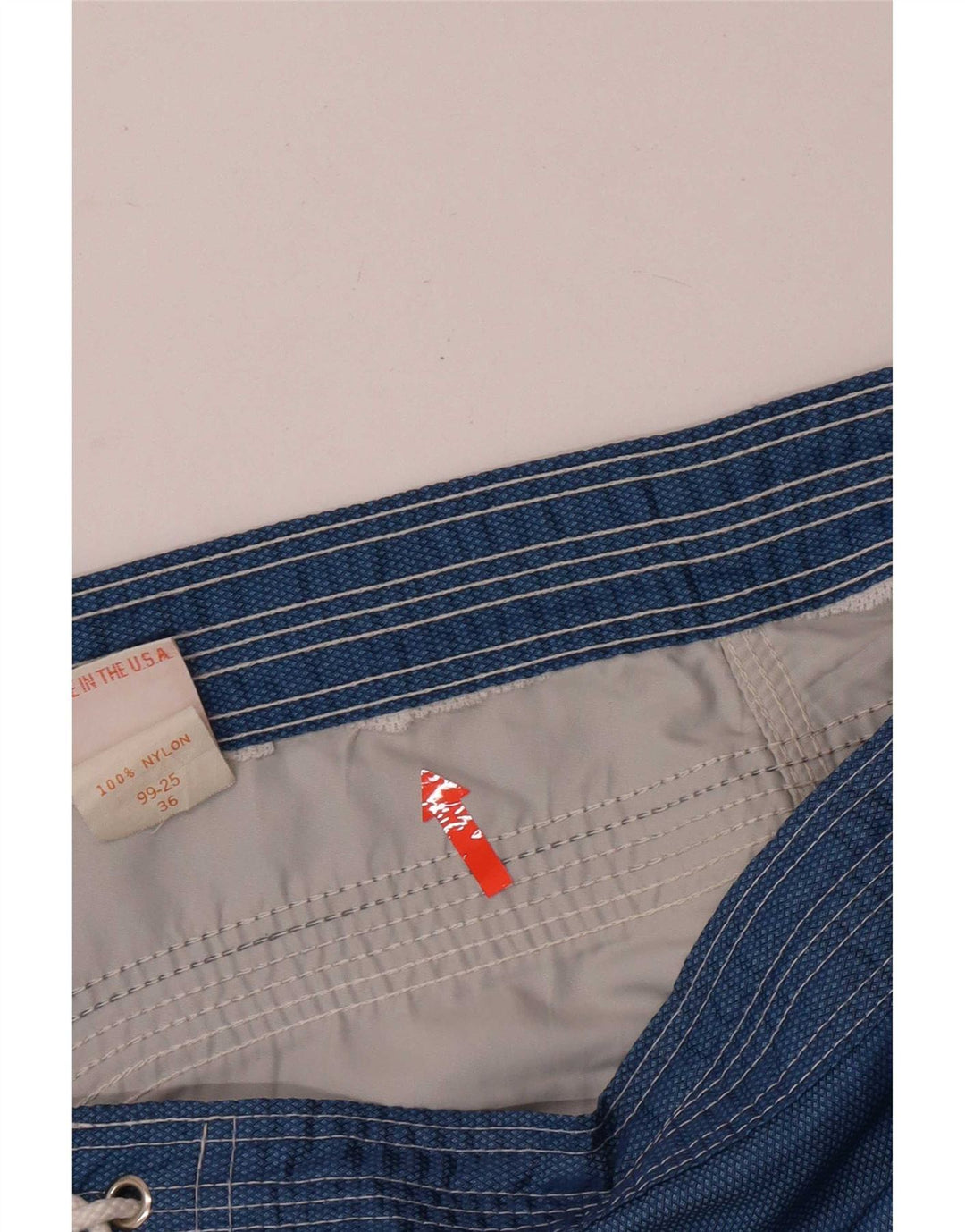 Sundek Mens Swimming Shorts Large Blue Nylon