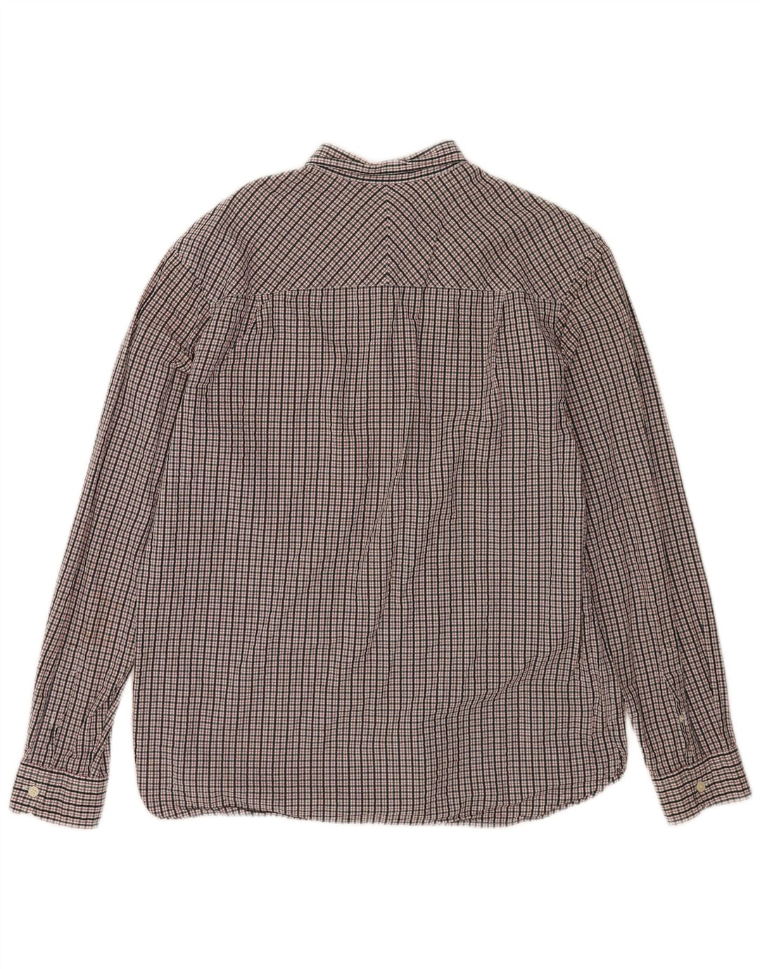 Fred Perry Mens Shirt Large Multicoloured Check Cotton