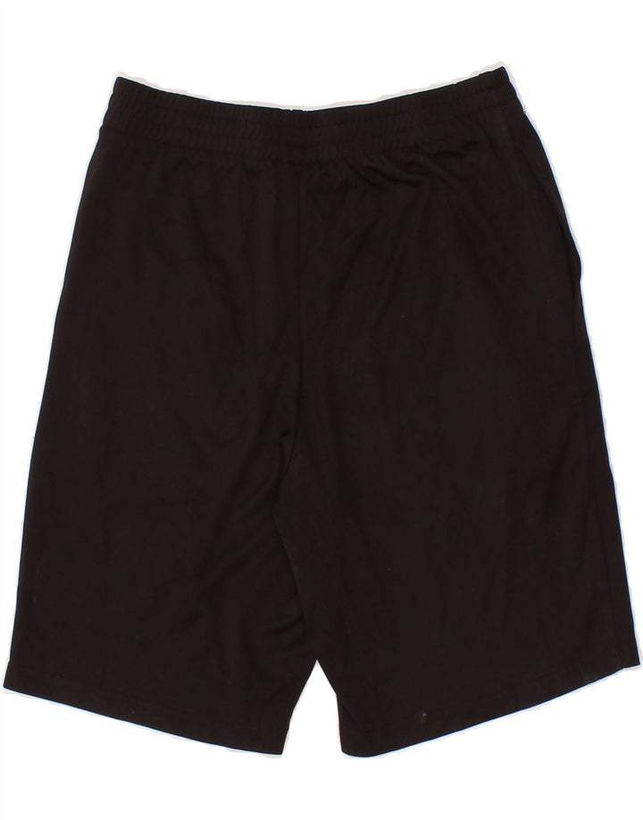 CHAMPION Mens Graphic Sport Shorts Large  Black Polyester Vintage Champion and Second-Hand Champion from Messina Hembry 