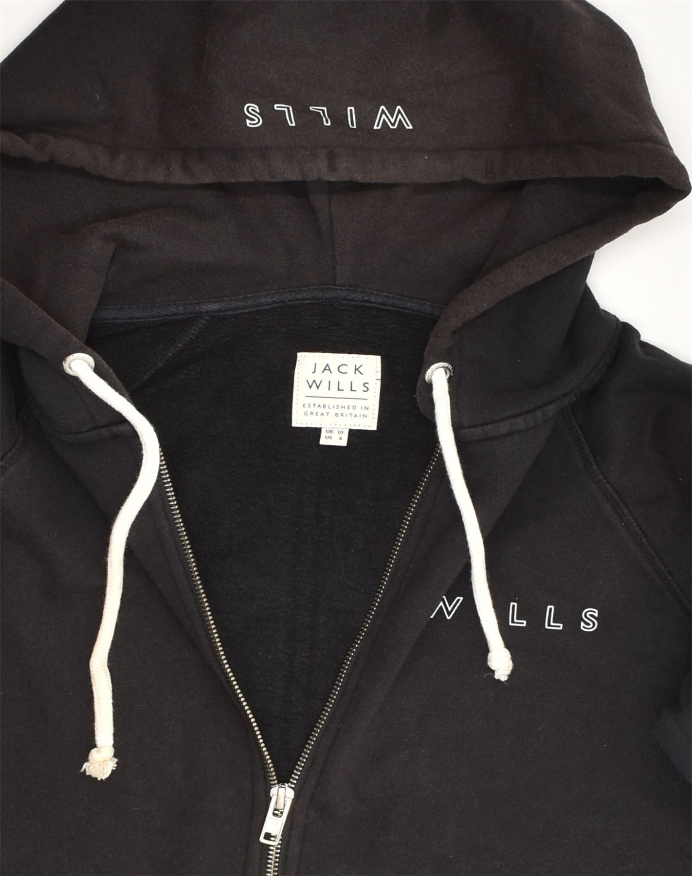 Jack wills 2025 black zip hoodie