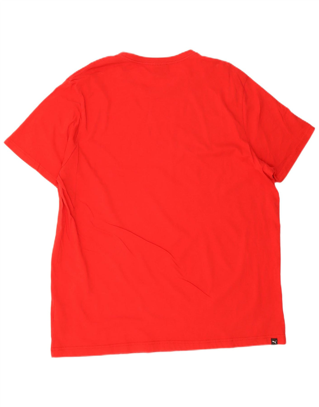 PUMA Mens Graphic T-Shirt Top 2XL Red Cotton