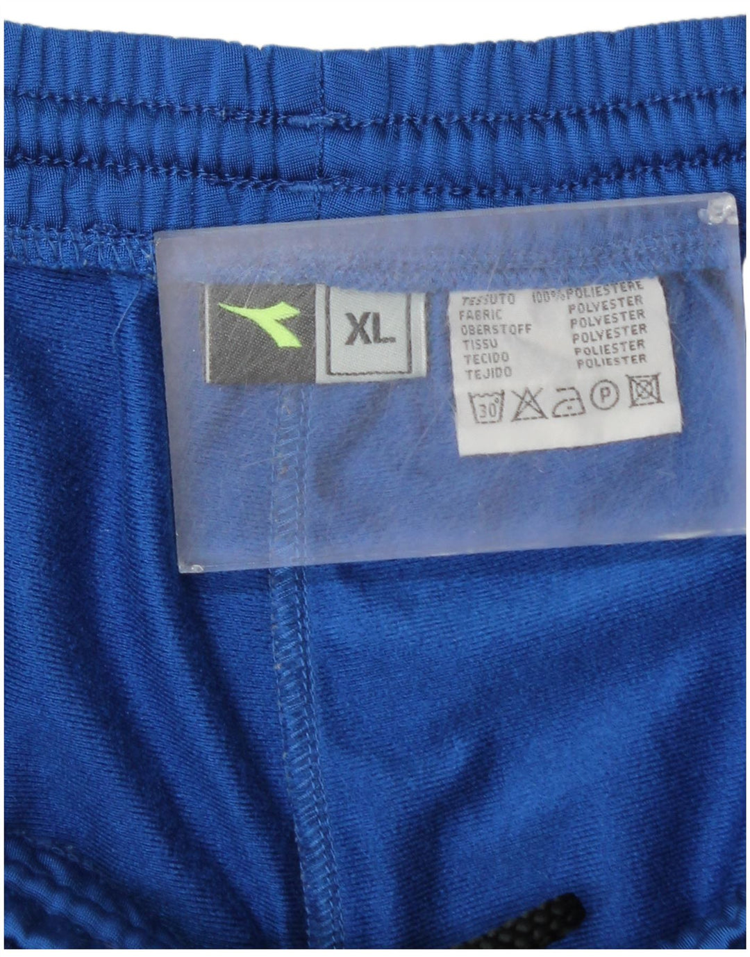 Diadora Mens Tracksuit Trousers Joggers XL  Blue Polyester