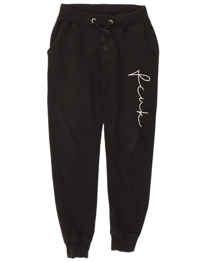 French Connection Mens Graphic Tracksuit Trousers Joggers Medium Black