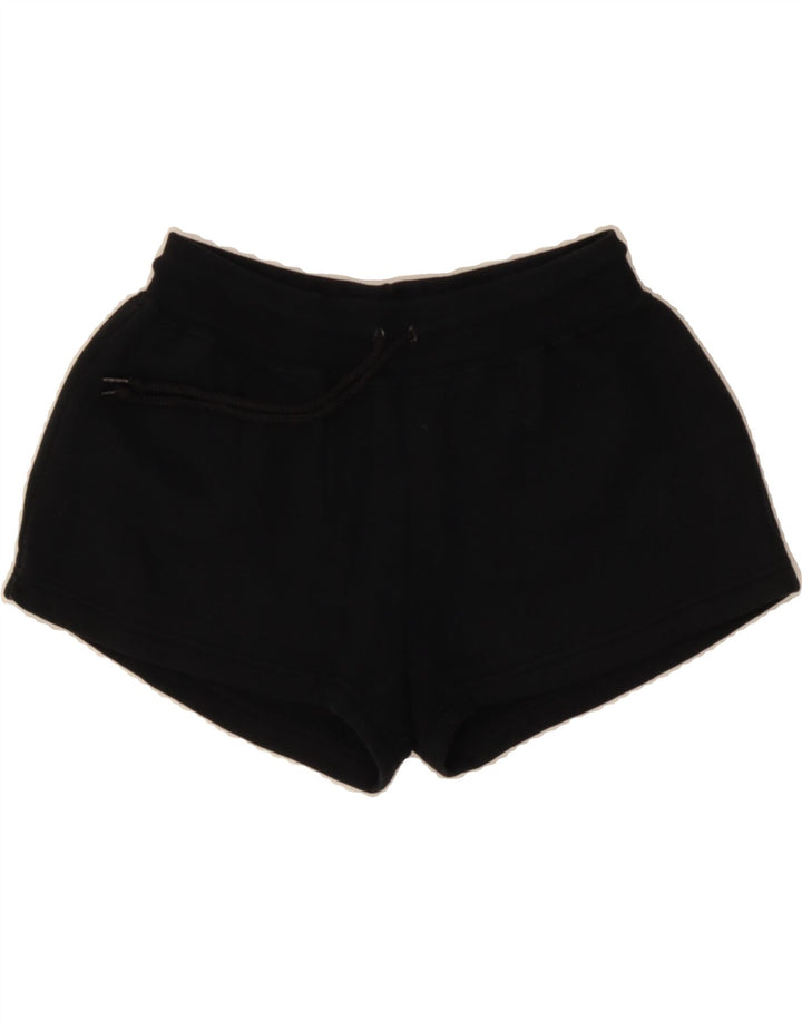 RUSSELL ATHLETIC Womens Sport Shorts UK 12 Medium  Black Polyester Vintage Russell Athletic and Second-Hand Russell Athletic from Messina Hembry 