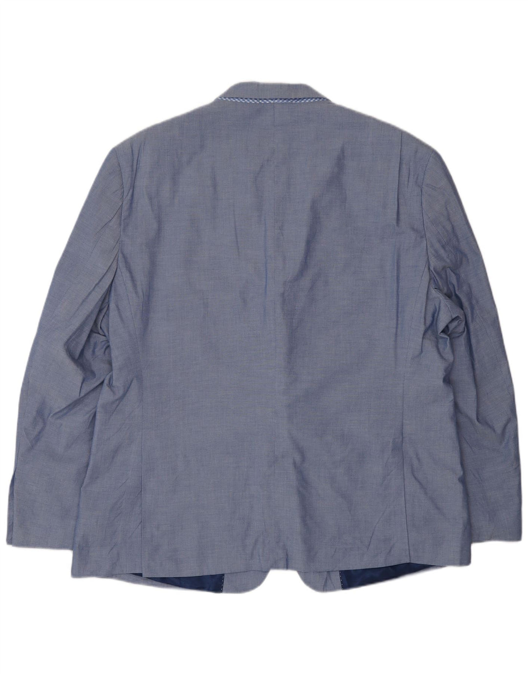 Tommy Hilfiger Mens 2 Button Blazer Jacket UK 46 3XL Blue Cotton