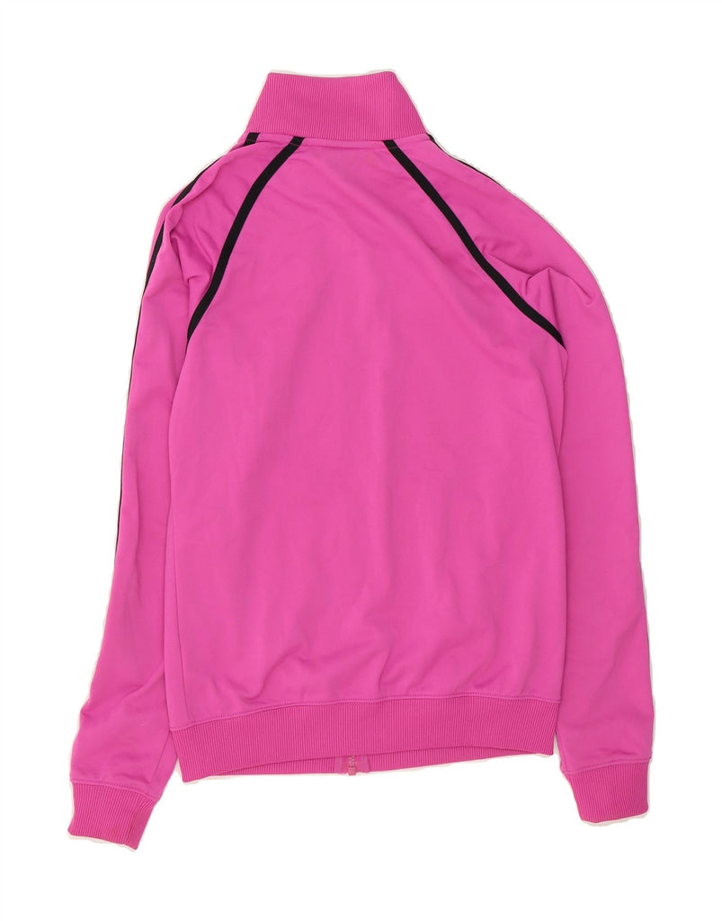 NIKE Womens Tracksuit Top Jacket UK 10 Small Pink Colourblock Polyester Vintage Nike and Second-Hand Nike from Messina Hembry 