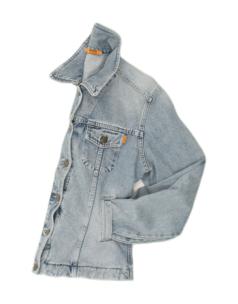 WITBOY Womens Denim Jacket UK 14 Large Blue Cotton | Vintage WITBOY | Thrift | Second-Hand WITBOY | Used Clothing | Messina Hembry 