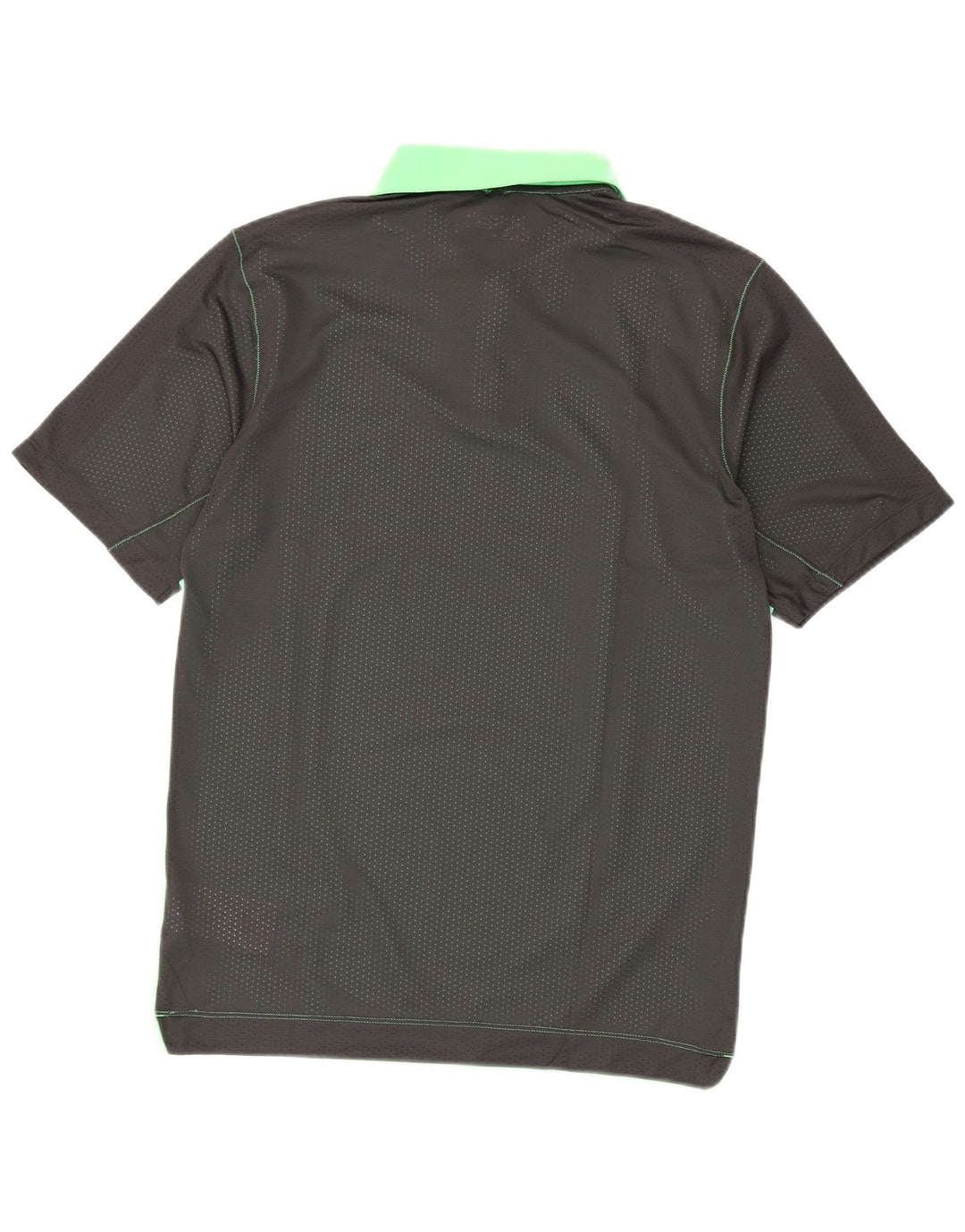 Nike Mens Dri Fit Polo Shirt Small Green Colourblock Polyester