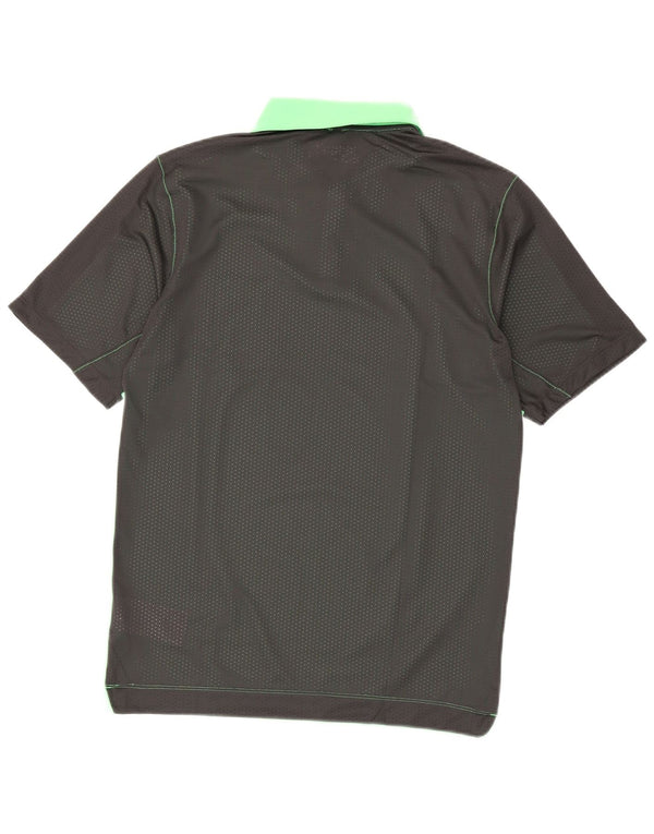 Nike Mens Dri Fit Polo Shirt Small Green Colourblock Polyester
