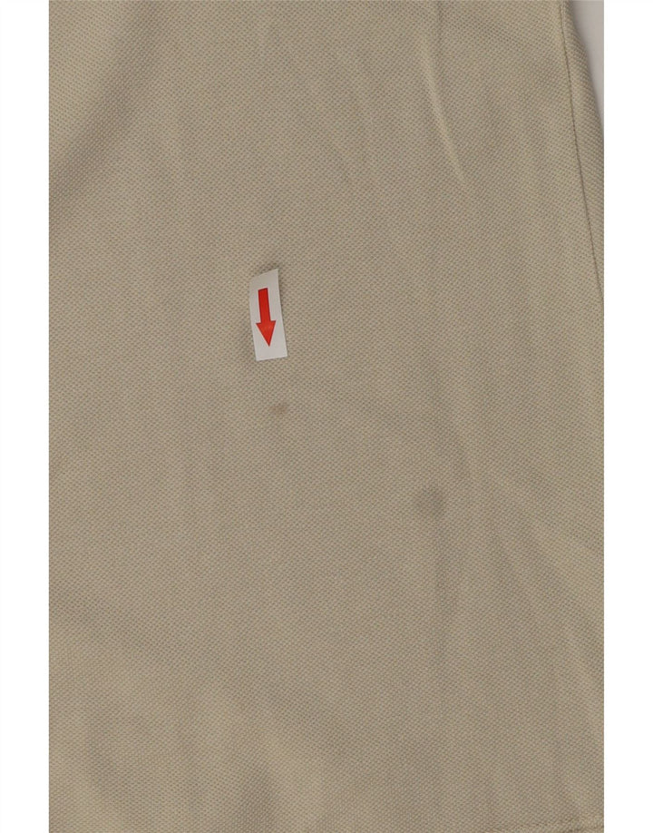 Kappa Mens Polo Shirt Medium Beige Cotton