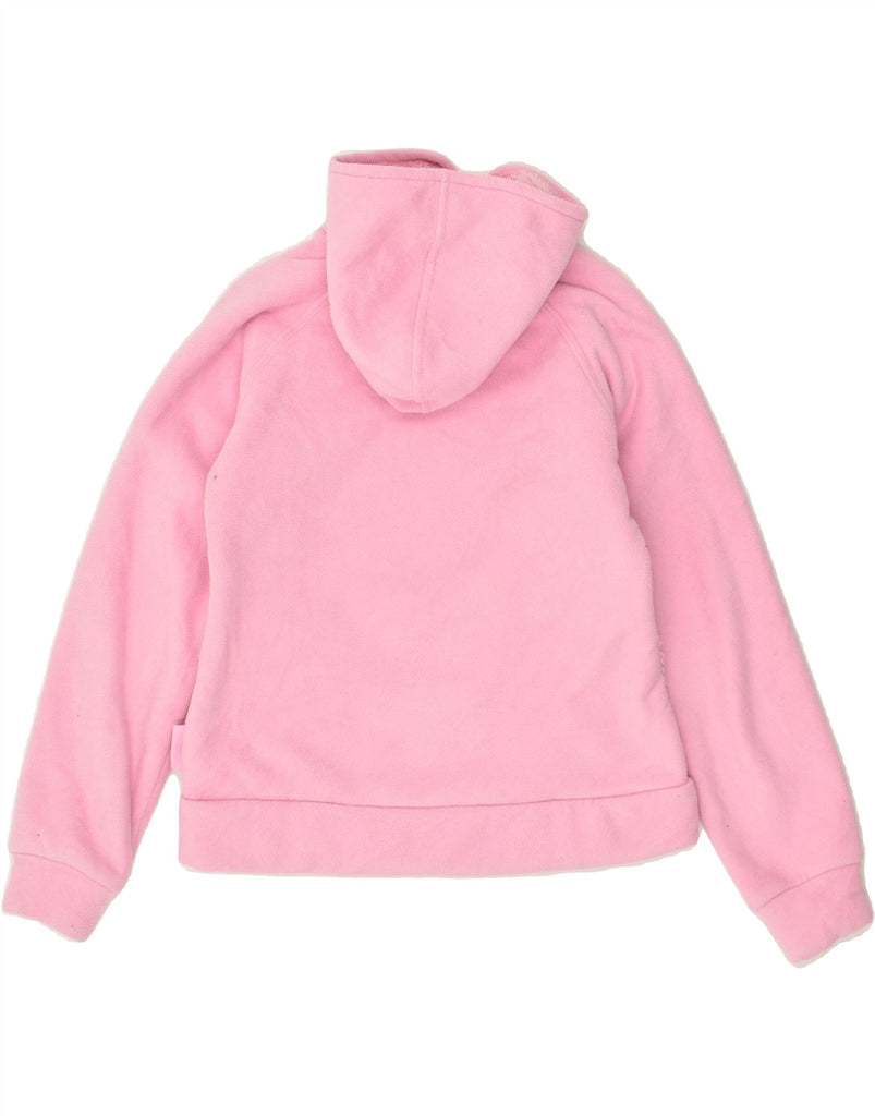 CHAMPION Girls Graphic Hooded Fleece Jacket 9-10 Years Medium Pink | Vintage Champion | Thrift | Second-Hand Champion | Used Clothing | Messina Hembry 