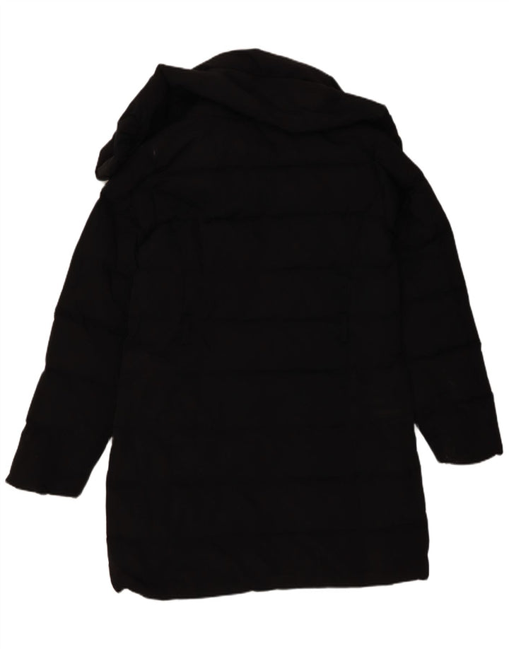Gant Womens Hooded Padded Coat UK 16 Large Black Polyester