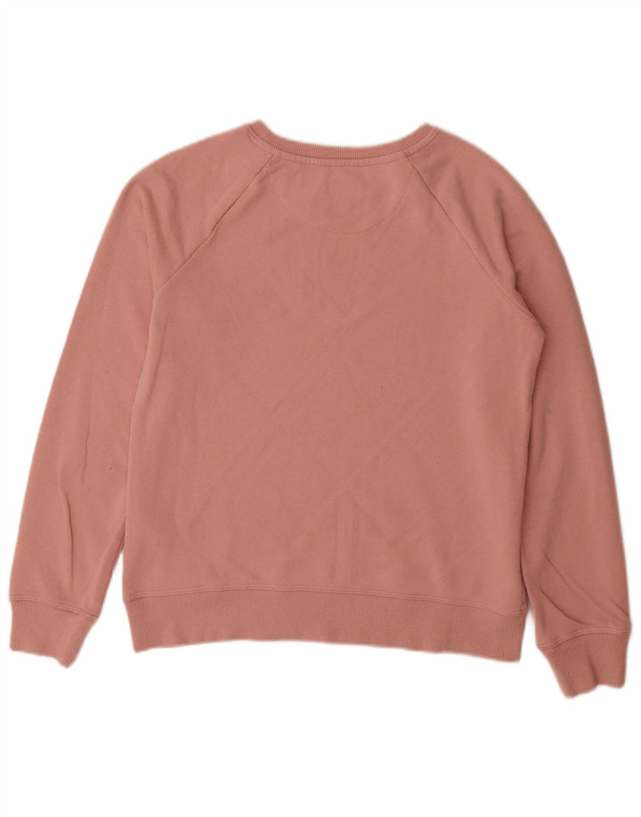 LEVI'S Girls Graphic Sweatshirt Jumper 15-16 Years Pink Cotton