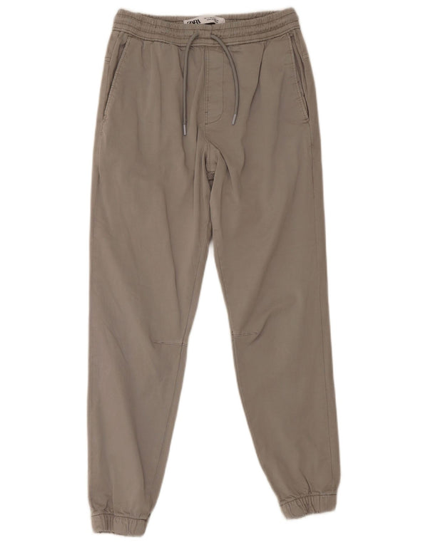 Zara Mens Joggers Chino Trousers Small W27 L28 Grey