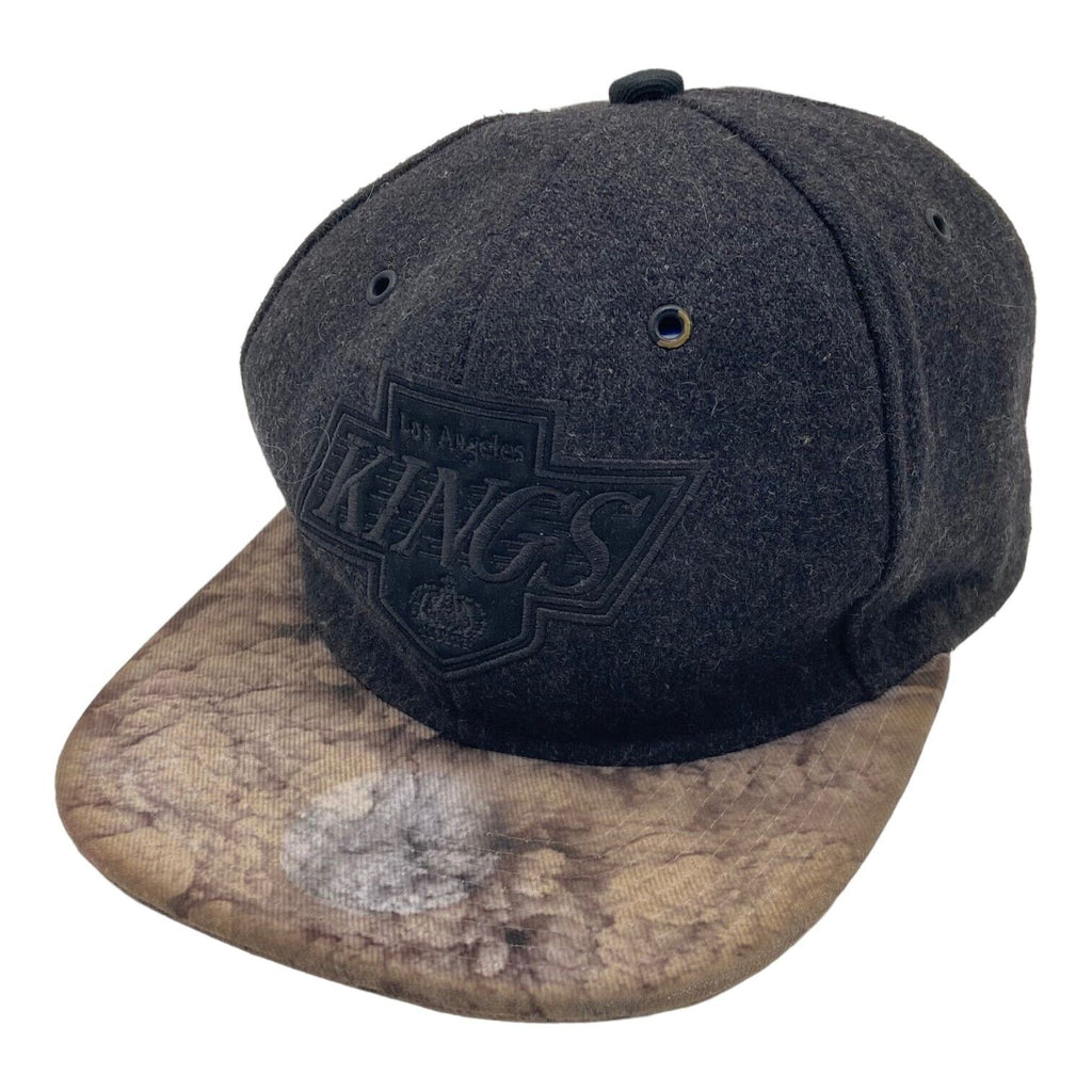 Los Angeles Kings Mens Black Mitchell & Ness Snapback Cap | NHL Ice Hockey Hat Vintage Messina Hembry and Second-Hand Messina Hembry from Messina Hembry 