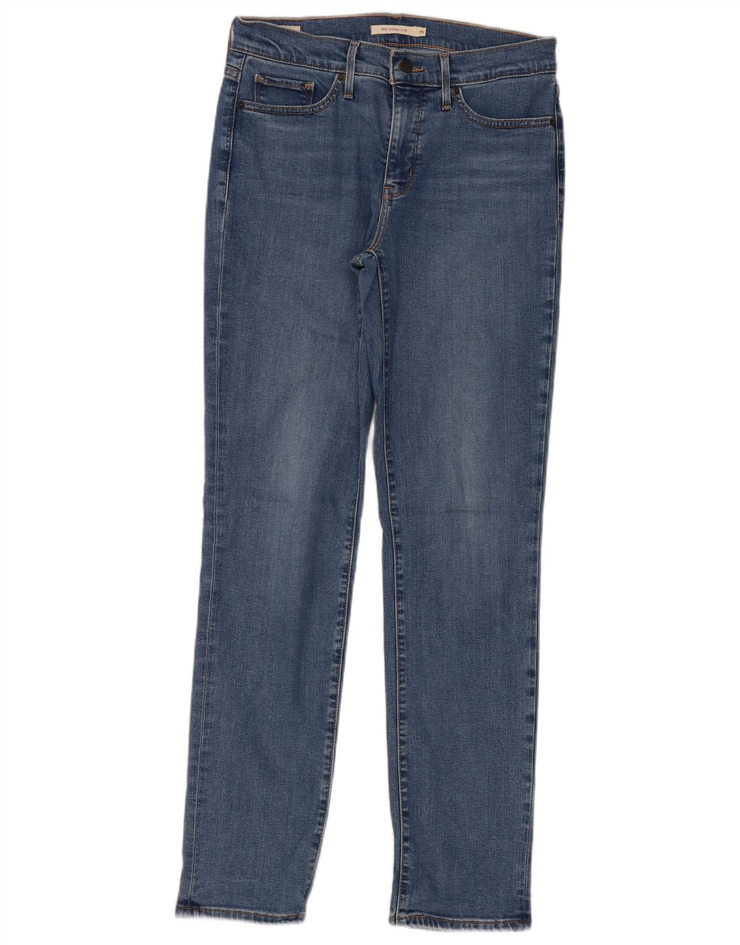 Levi's Womens 312 Shaping Slim Jeans W29 L32 Blue Lyocell