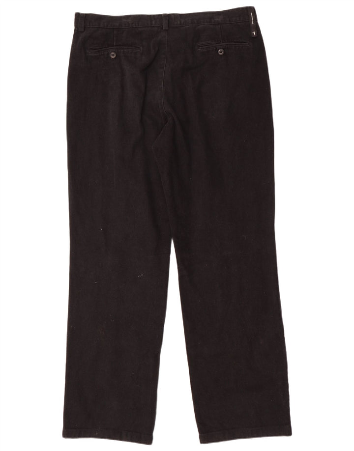 Trussardi Mens Straight Jeans W36 L32 Black