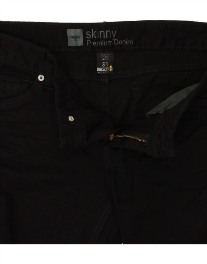 MOSSIMO Womens Skinny Jeans US 8 Medium W32 L32 Black Cotton Vintage Mossimo and Second-Hand Mossimo from Messina Hembry 