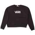 Vans Womens Graphic Sweatshirt Jumper UK 14 Medium Black Cotton