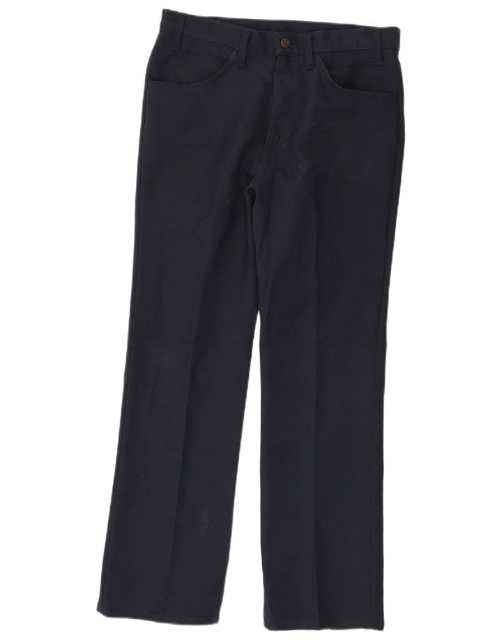 LEVI'S Mens Straight Casual Trousers W32 L31 Navy Blue