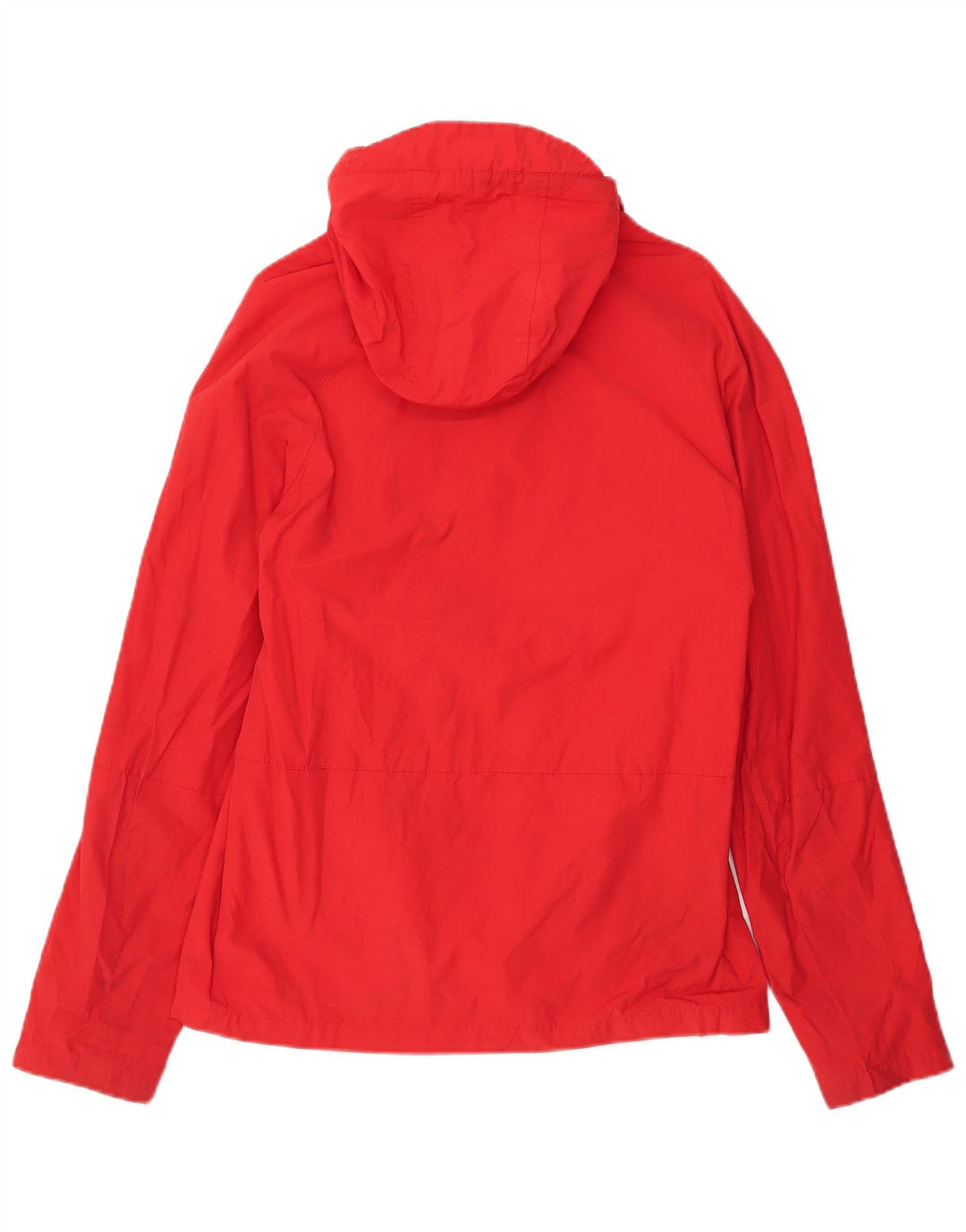 Jack Wills Mens Hooded Rain Jacket UK 38 Medium Red Cotton