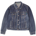 Benetton Mens Denim Jacket UK 42 XL Blue Cotton