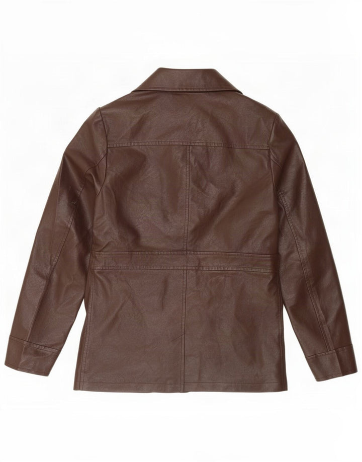 Urban Outfitters Womens 3 Button Blazer Jacket UK 10 Small Brown