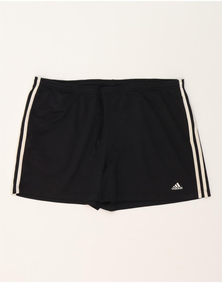 ADIDAS Womens Sport Shorts UK 22 3XL Black Polyester