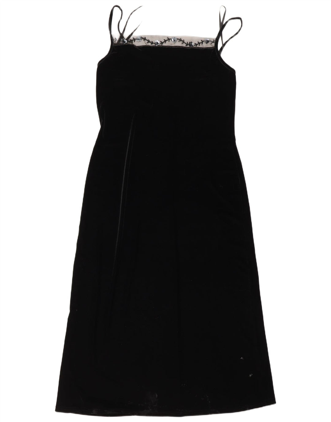 Opera By Richards Womens Sleeveless Maxi Dress UK 16 Large Black Polyester
