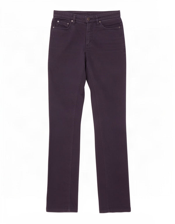 Gant Womens Carol Slim Casual Trousers W28 L32 Navy Blue