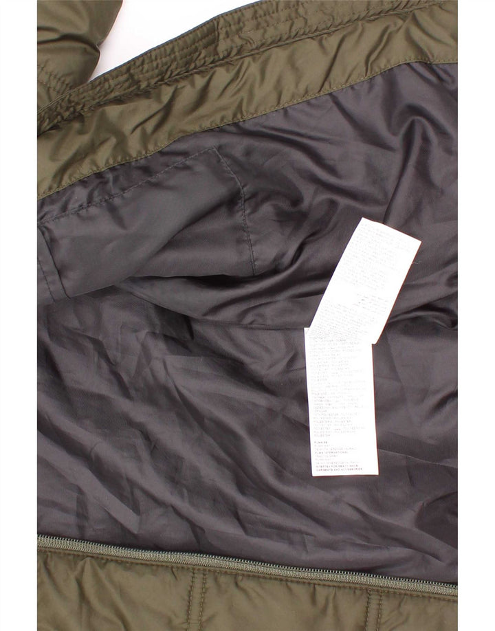 Puma Boys Graphic Padded Jacket 5-6 Years Khaki Polyester