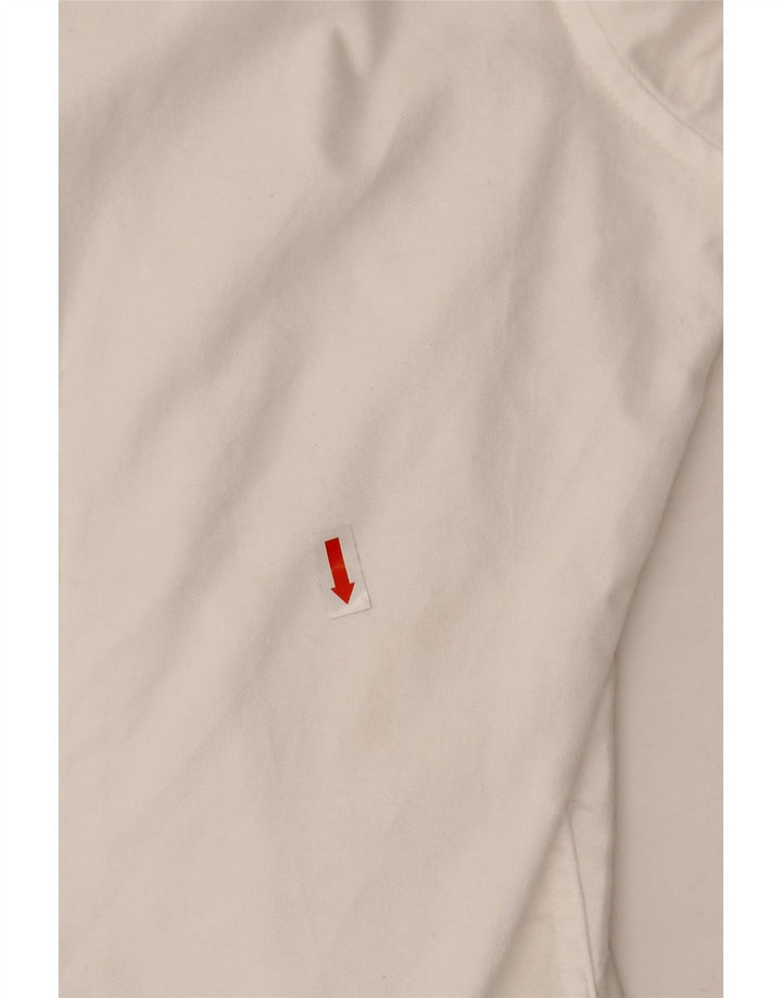 CALVIN KLEIN Mens Slim Fit Shirt Size 43 Large White Cotton