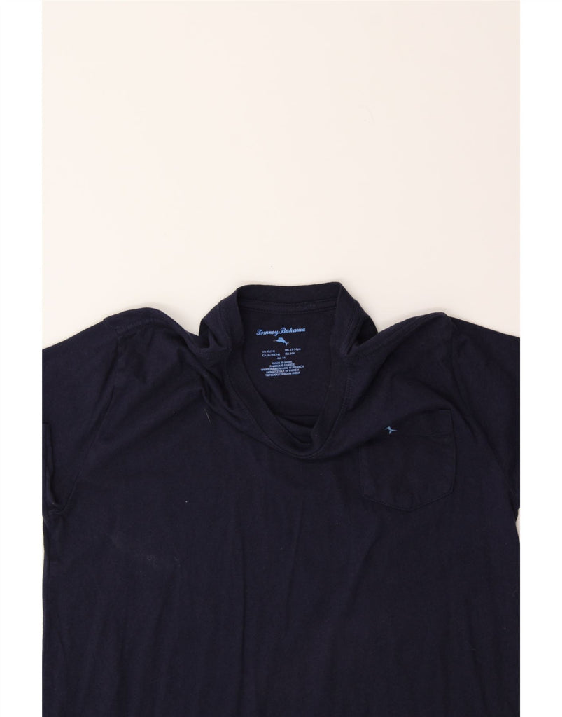 TOMMY BAHAMA Boys T-Shirt Top 13-14 Years XL Navy Blue Vintage Tommy Bahama and Second-Hand Tommy Bahama from Messina Hembry 