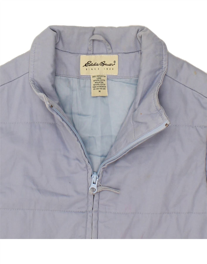 EDDIE BAUER Womens Padded Gilet UK 14 Medium Blue Polyester Vintage Eddie Bauer and Second-Hand Eddie Bauer from Messina Hembry 