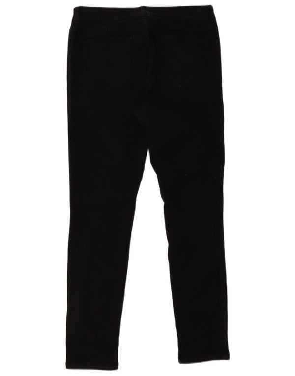 FAT FACE Womens Skinny Jeans UK 14 Large W32 L28 Black