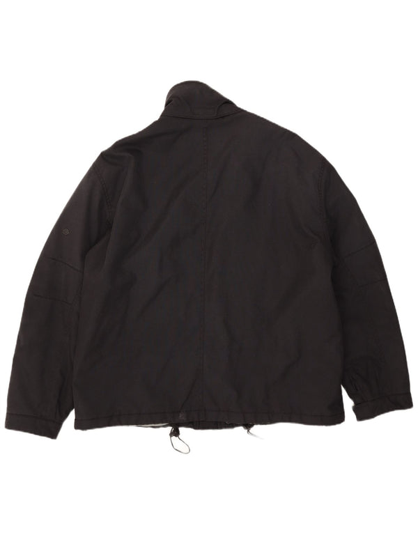 Energie Mens Hooded Windbreaker Jacket UK 40 Large Black