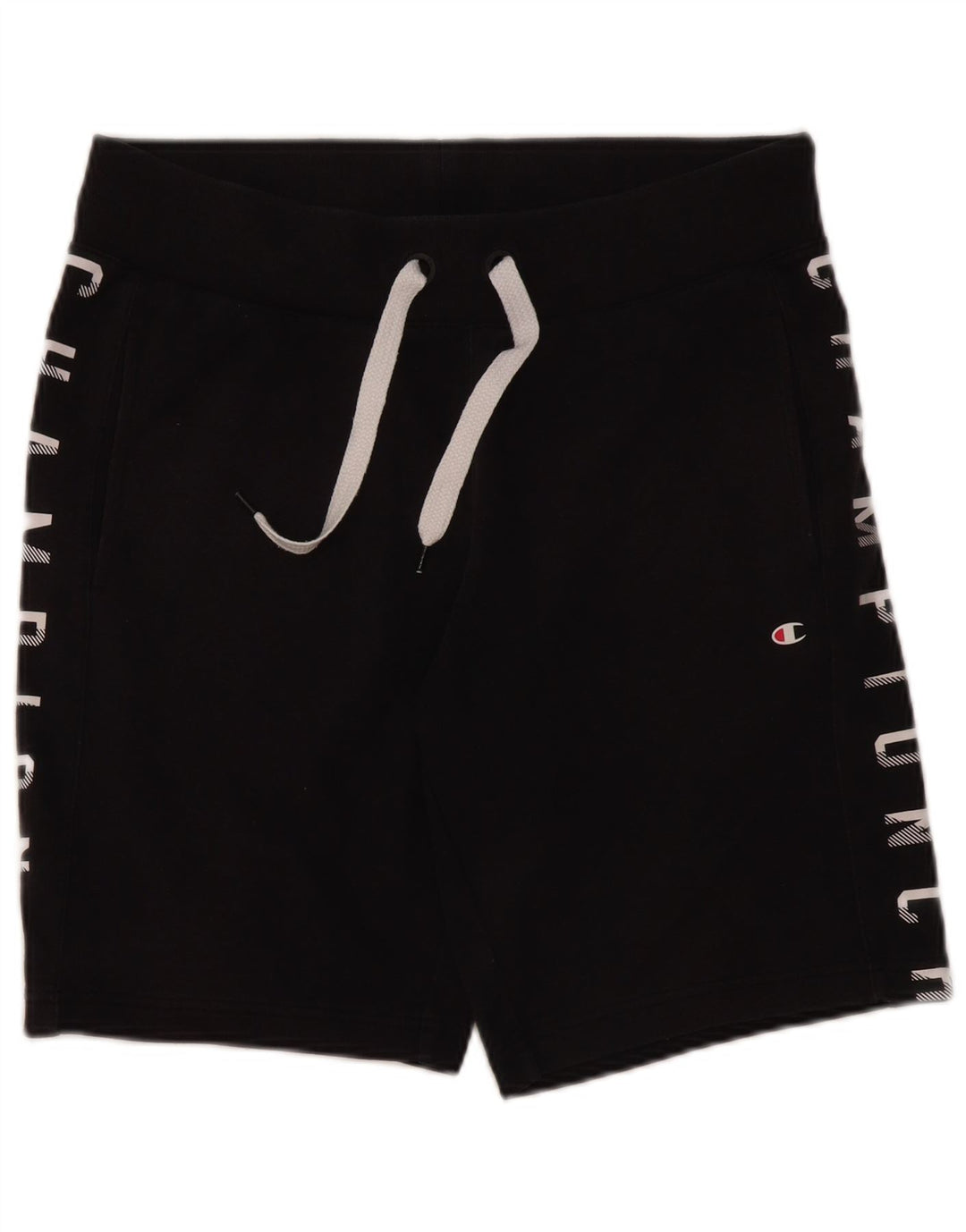 Champion Mens Graphic Sport Shorts Medium Navy Blue Cotton