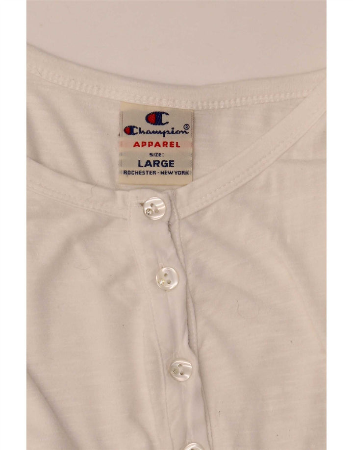 Champion Womens Top 3/4 Sleeve UK 14 Large White