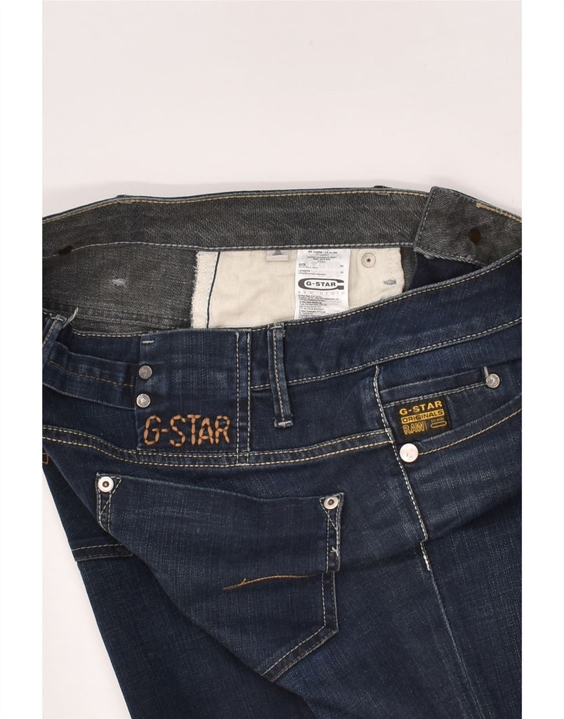 G-STAR Mens Straight Jeans W30 L32 Navy Blue Cotton | Vintage G-Star | Thrift | Second-Hand G-Star | Used Clothing | Messina Hembry 