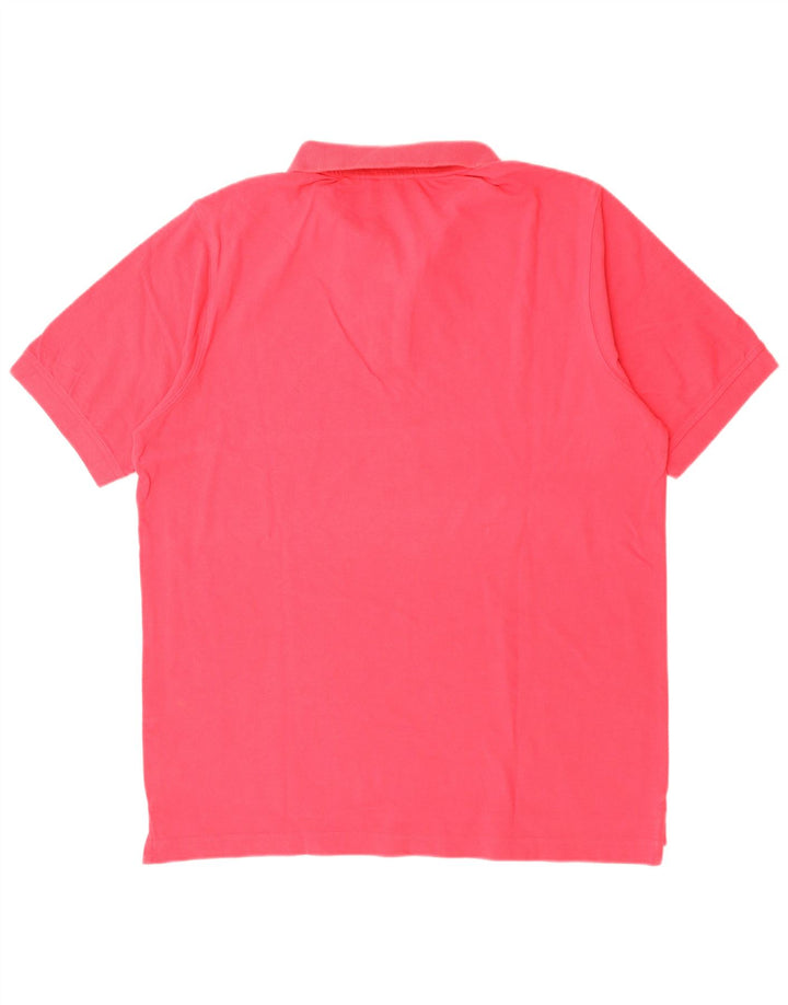 FILA Mens Polo Shirt XL Pink Cotton