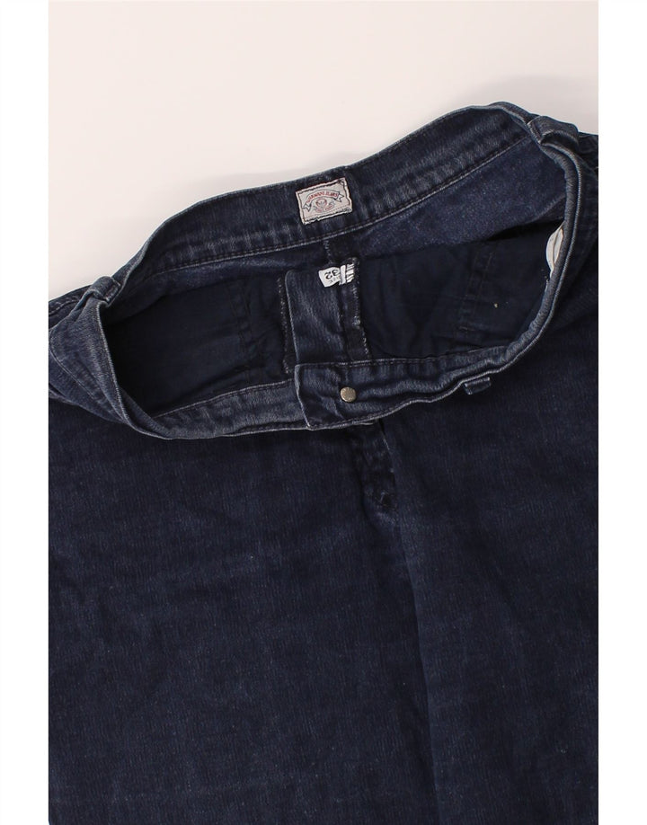 ARMANI Womens Tapered Jeans W32 L31 Navy Blue Cotton Vintage Armani and Second-Hand Armani from Messina Hembry 