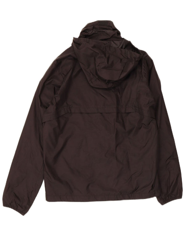 Puma Boys Hooded Rain Jacket 13-14 Years Black Polyester