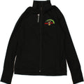REEBOK Mens Graphic Tracksuit Top Jacket Large Black Polyester Vintage Reebok and Second-Hand Reebok from Messina Hembry 